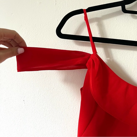 NWT Oh Polly mini red dress size 2 - Picture 3 of 5